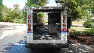 Wilmington, NC FD: Mail delivery truck damaged in blaze