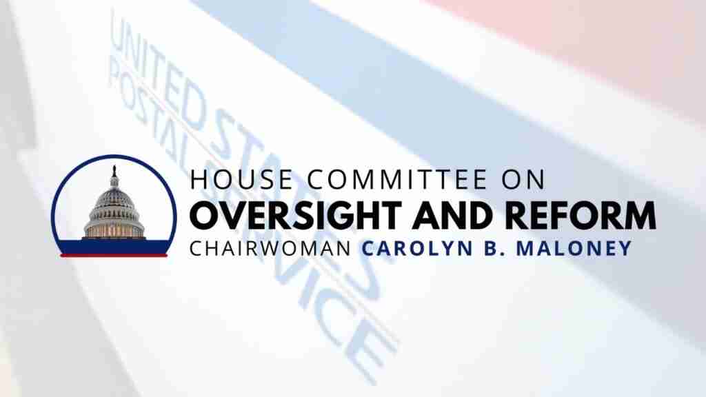 Oversight Committee to Consider Bills to Help Electrify the Postal Service Fleet, Improve Government Efficiency