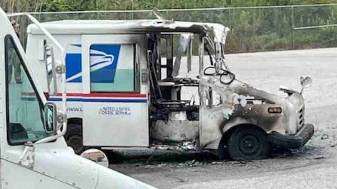 Southern PA postal truck fire