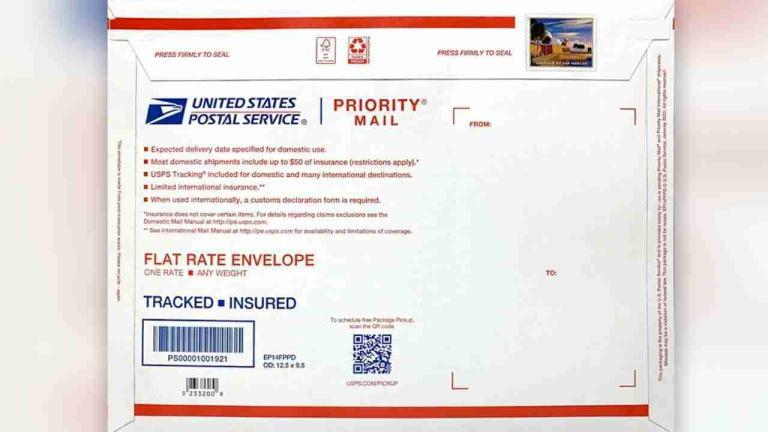 flat rate envelope cost 2018