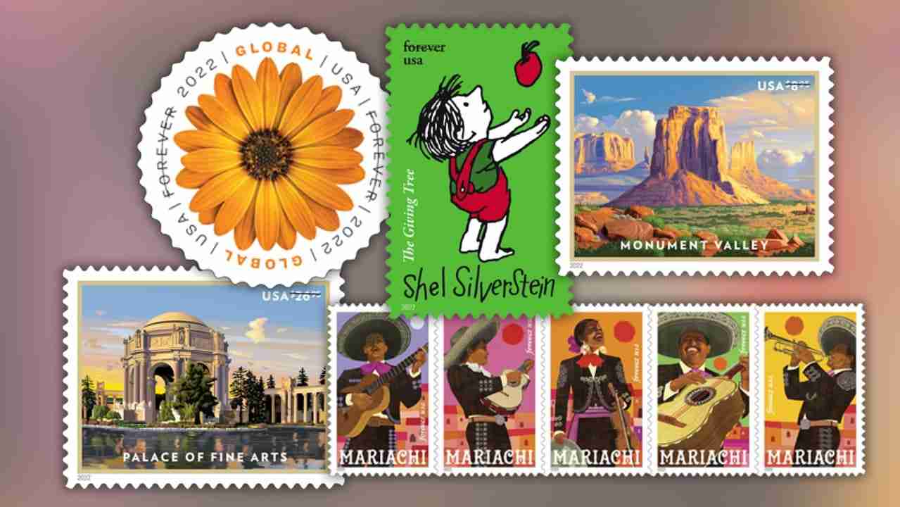 U.S. Postal Service Reveals More Stamps for 2022