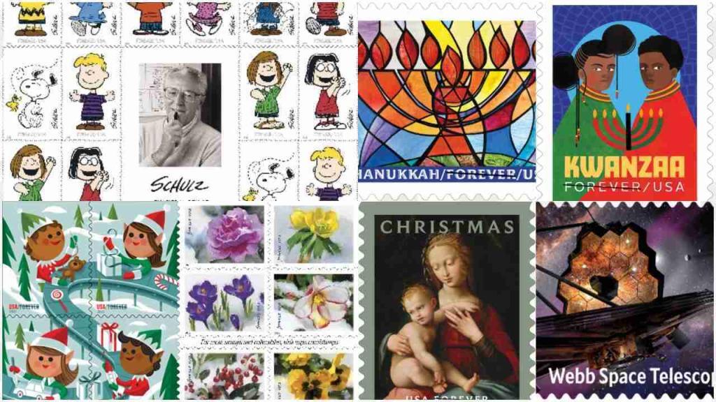 U.S. Postal Service Reveals More Stamps for 2022