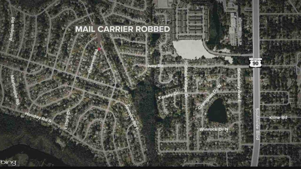 USPS mail carrier robbed at gunpoint Wednesday on Palermo Road