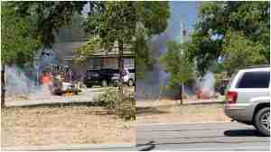 Mail truck fire - Glenrose TX 07/06/2022