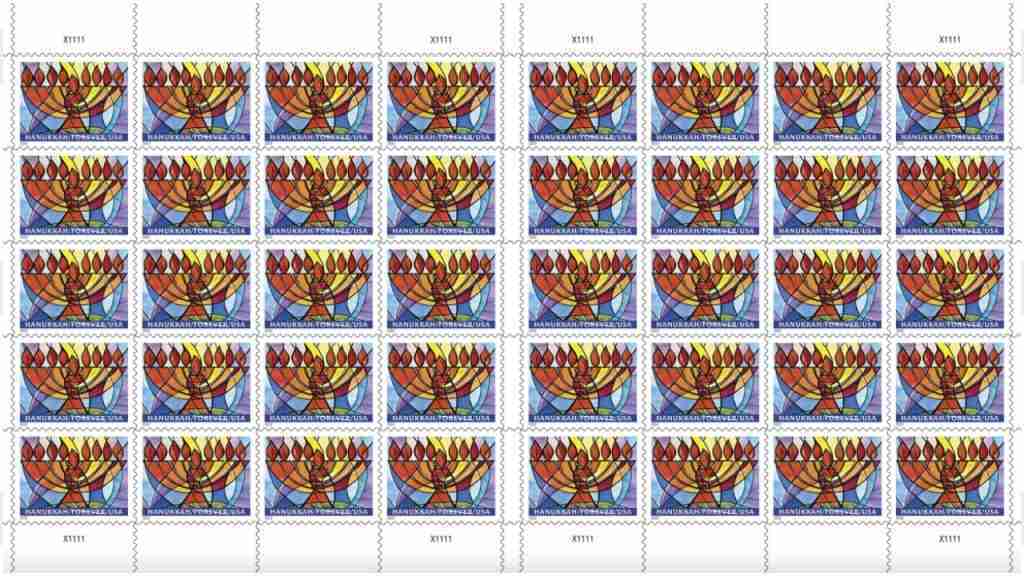New Hanukkah postage stamp to be issued this month at Temple Emanu El in Orange Village