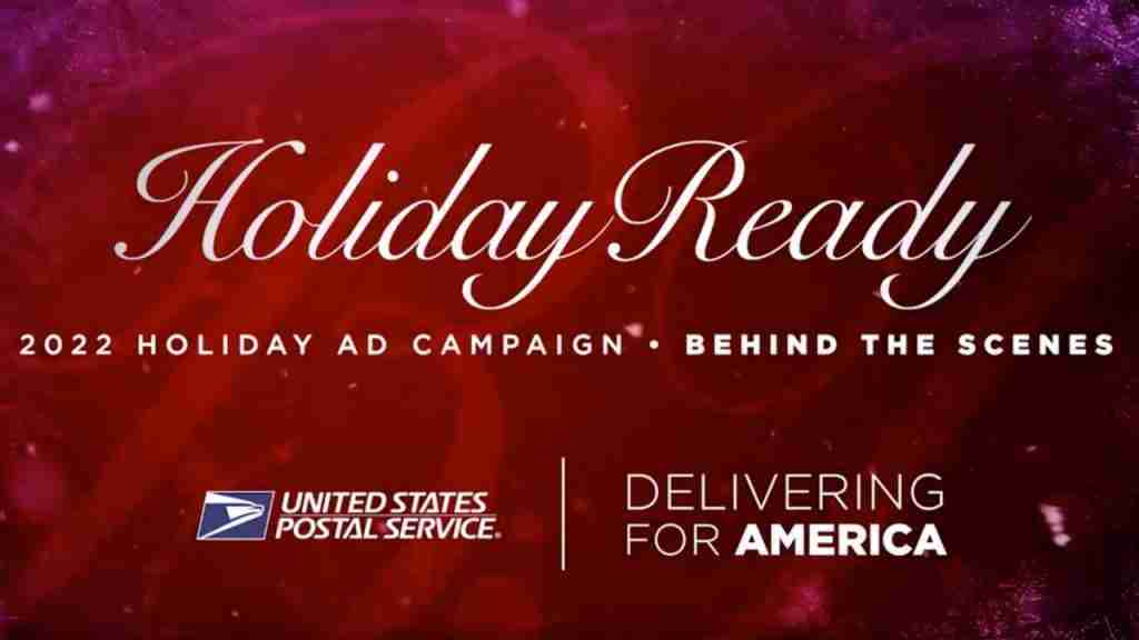 Video shows making of holiday TV ad