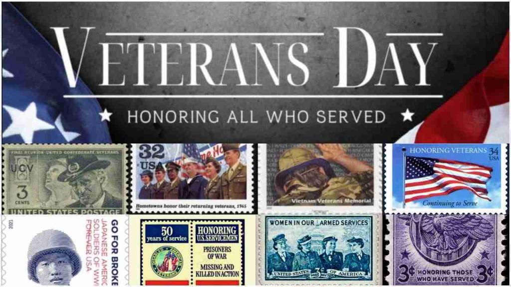 Honoring Veterans - Veterans and the Military on stamps