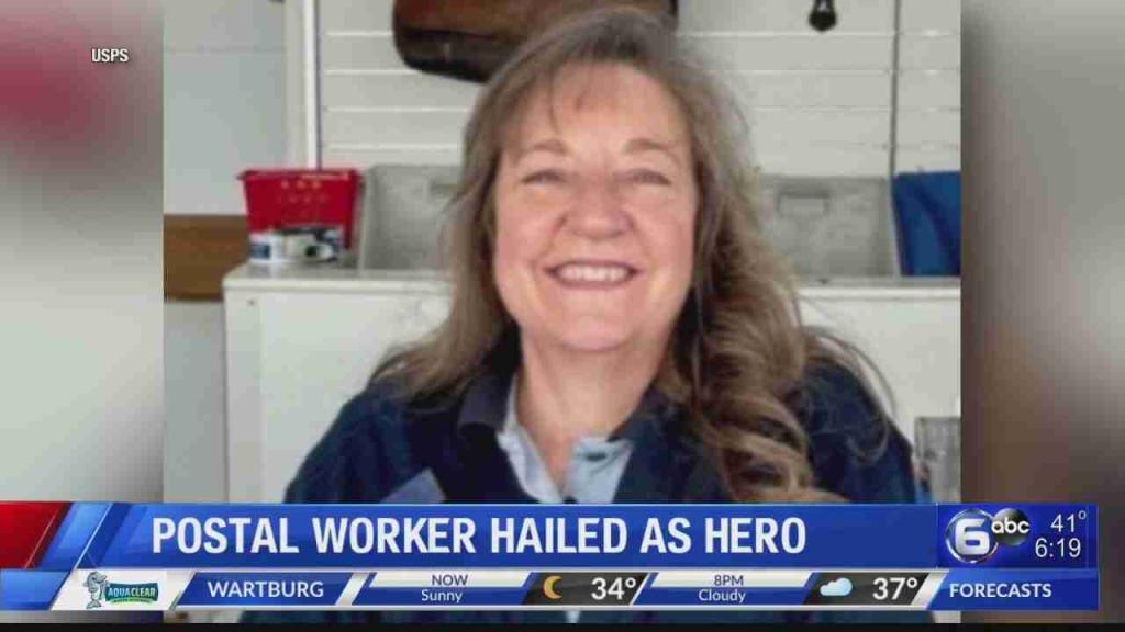 Video: Postal Worker hailed as hero