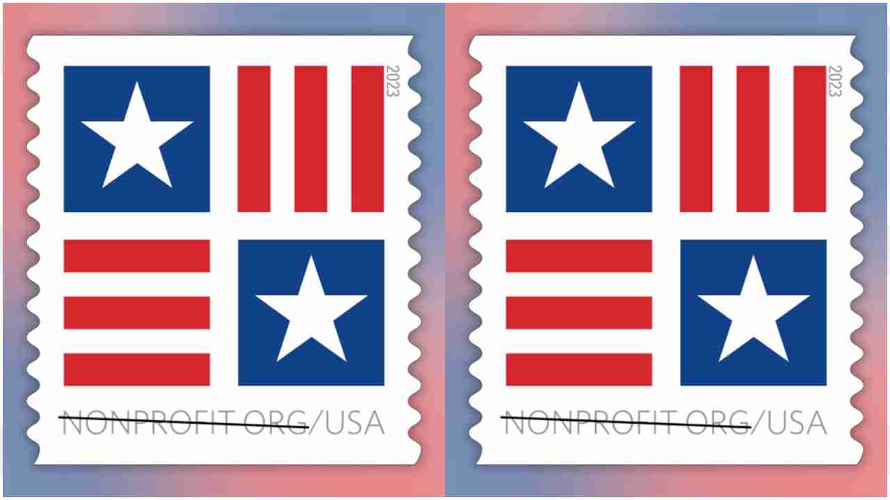 Star-spangled stamp