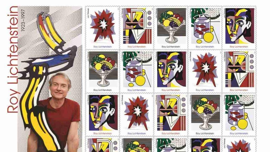 U.S. Postal Service Honors Roy Lichtenstein’s Pop Art on New Forever Stamps