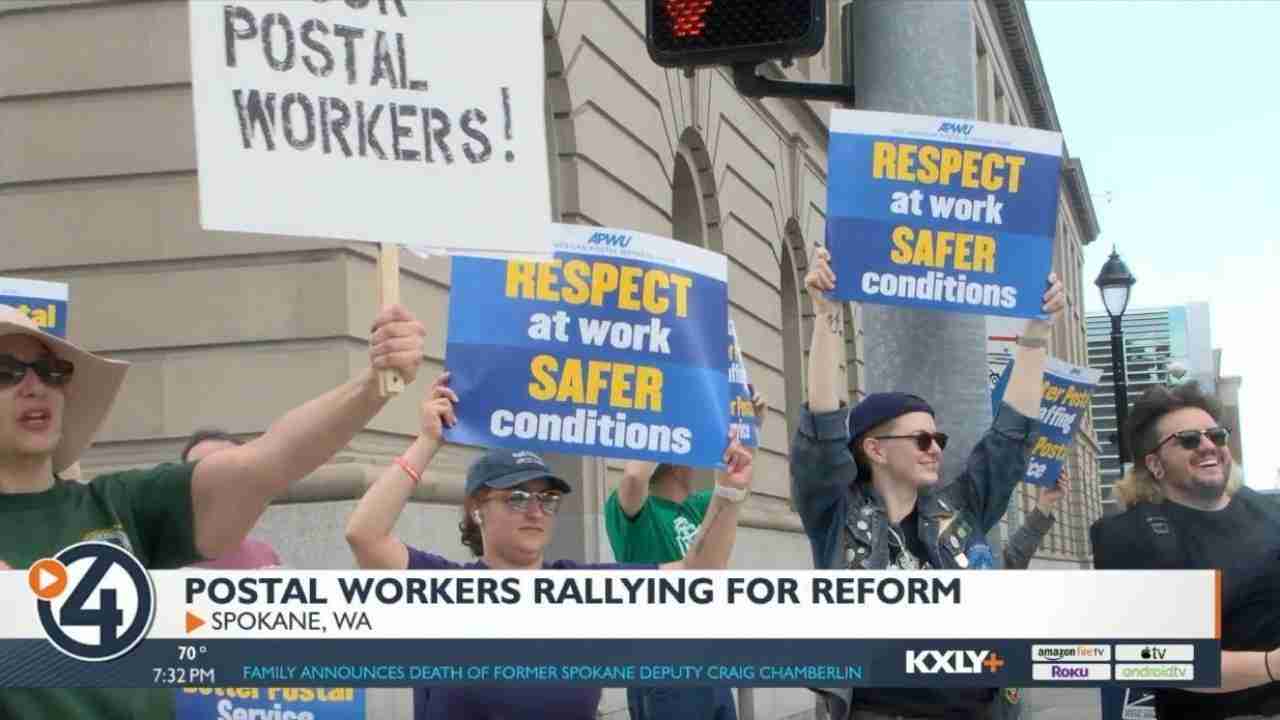 Postal workers hold rallies across country, demanding change