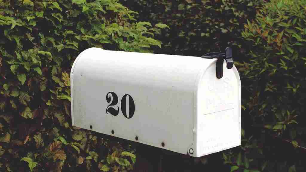 letter box, number, twenty