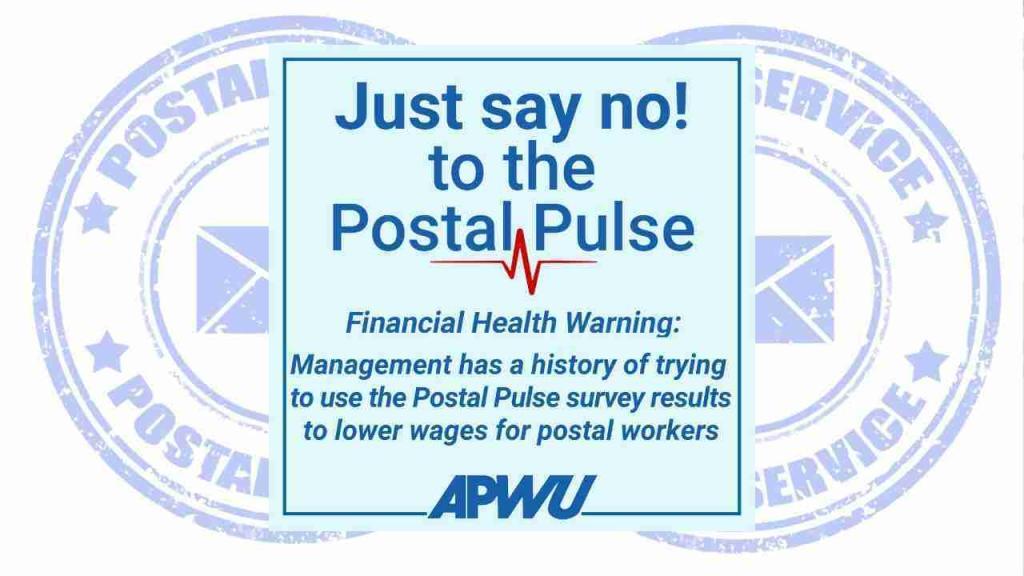 APWU - Say "No" to the Postal Pulse