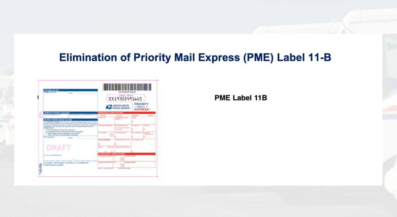 usps priority mail label