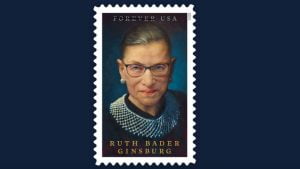 The Postal Service will release its Ruth Bader Ginsburg stamp Oct. 2