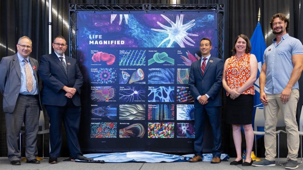 USPS showcases Life Magnified stamps