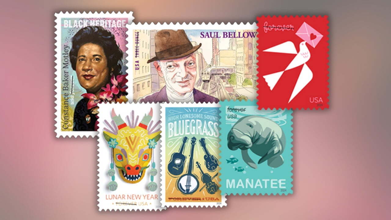 U.S. Postal Service Reveals Stamps for 2024 Postal Times