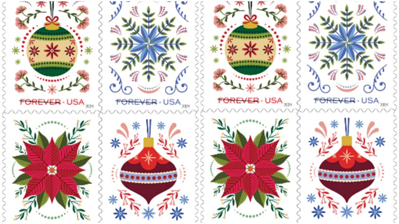 U.S. Postal Service Reveals Holiday Joy Stamps for 2024 Postal Times