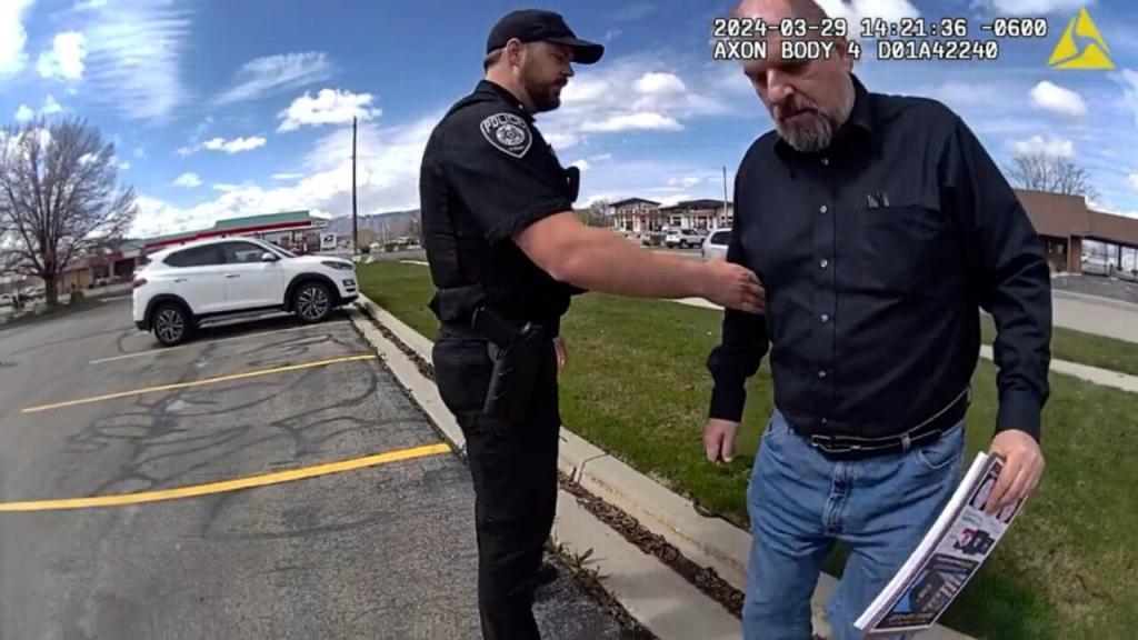 Video shows former Senate candidate being detained after trespassing at USPS office