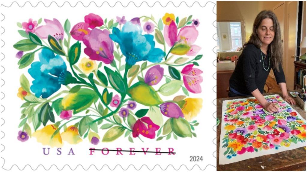 Meet the Brooklyn artist who designed a new USPS Forever stamp