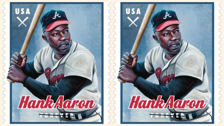 Baseball Legend Hank Aaron Memorialized on New Forever Stamp - Postal Times