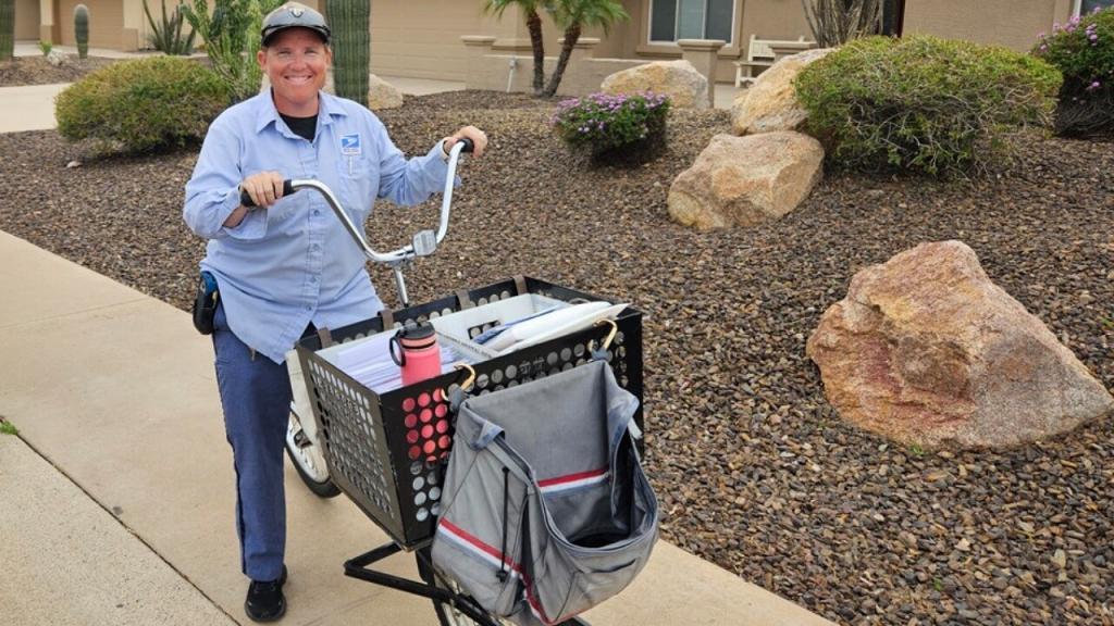 These employees use bicycles to deliver for America