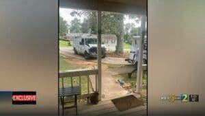 Video shows driver repeatedly ram mail truck, sending postal worker to the hospital