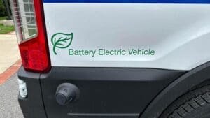 Another new postal vehicle - The E-Transit