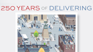 An animated video previews the upcoming 250 Years of Delivering release