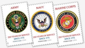 New video spotlights Armed Forces stamps