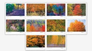 New stamps celebrate autumn’s vivid color show