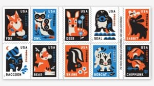 Wild animals on stamps? Oh, baby!
