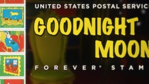 A new video showcases the Goodnight Moon stamps