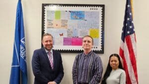 Postal employees create a pandemic memorial