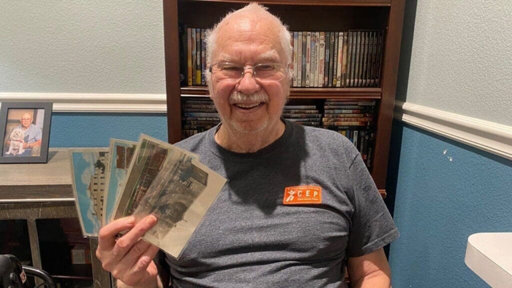 This California postal retiree collects — and returns — old postcards