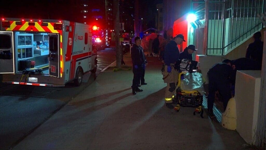 Man run over by USPS big rig in East Village