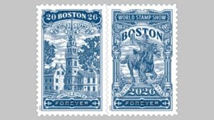 USPS To Release Stamps Celebrating Boston 2026 World Stamp Expo