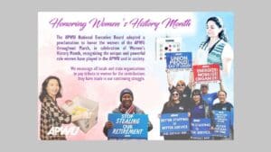 APWU Honors Women's History Month
