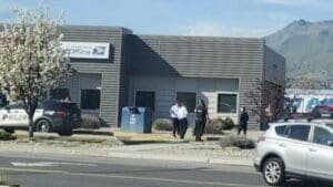 Unruly customer tased after punching cop at Wenatchee post office