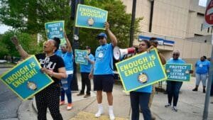 With assaults and robberies on the rise, postal workers rally in Baltimore for better protection