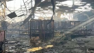 Russian attack on Odesa postal depot destroys 15.5 tons of shipments