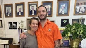 Postal worker recovering from dog mauling reunites with deputy who saved her life