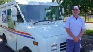 Mailman considered a hero after helping a woman who fell