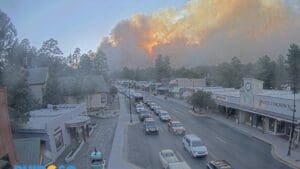 U.S. Postal Service closes three post offices due to South Fork and Salt wildfires near Ruidoso, New Mexico.