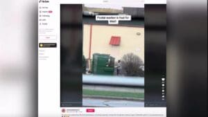 Nashville postal worker placed on non-duty status after seen allegedly dumping mail in viral TikTok