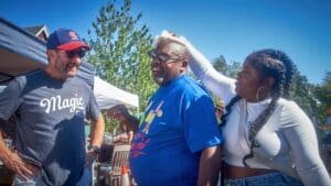 Berkeley mail carrier Kerry Jones, retiring after 30 years, is honored with street festival