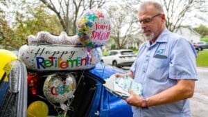 State College area neighborhood celebrates beloved mail carrier’s retirement