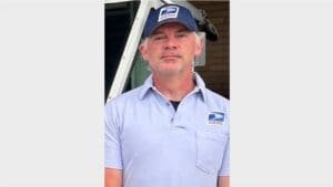 A carrier found a woman who had fallen while gardening