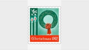 The first U.S. Christmas stamp was issued Nov. 1, 1962