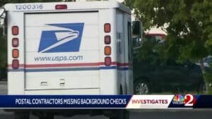 Driving record of indicted Contracted Postal Service worker should have made him ineligible for job